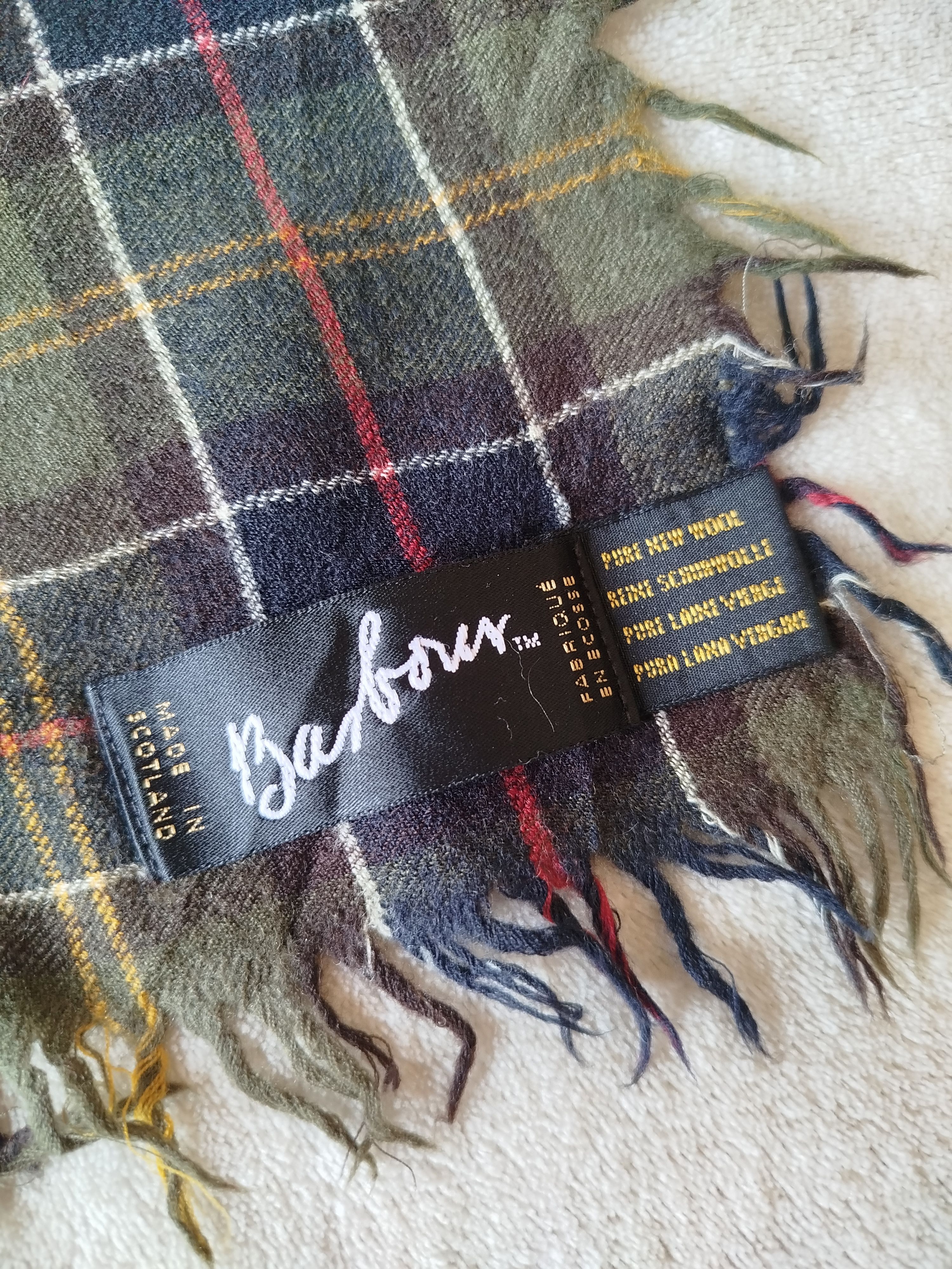 Barbour Barbour tartan wool scarf Size ONE SIZE - 2 Thumbnail