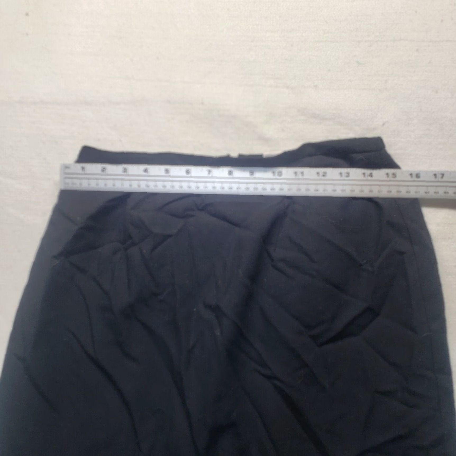 Worthington Worthington Women Skirt Knee Length Black 12 Professional Business Pencil Lined Adult Womens Size 34" / US 12 / IT 48 - 3 Thumbnail