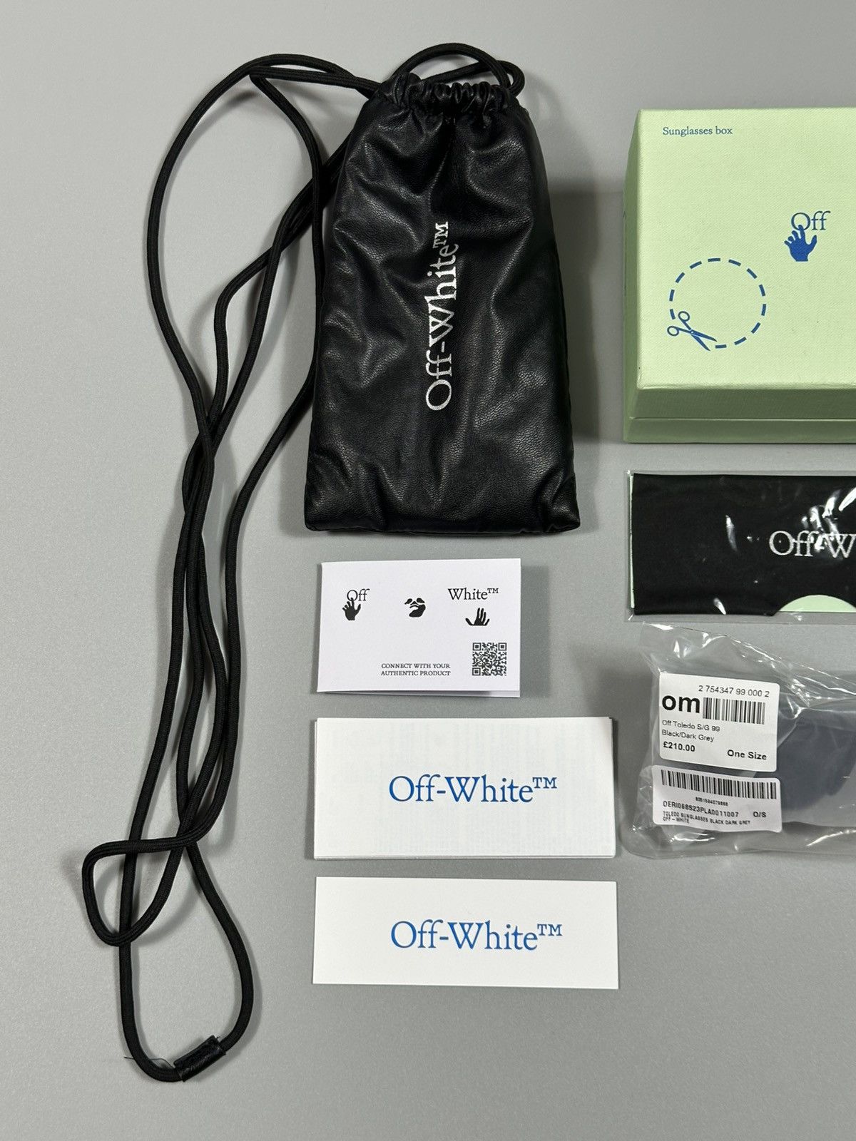 Off-White Off-White Toledo Mask Acetate Sunglasses Size ONE SIZE - 13 Thumbnail