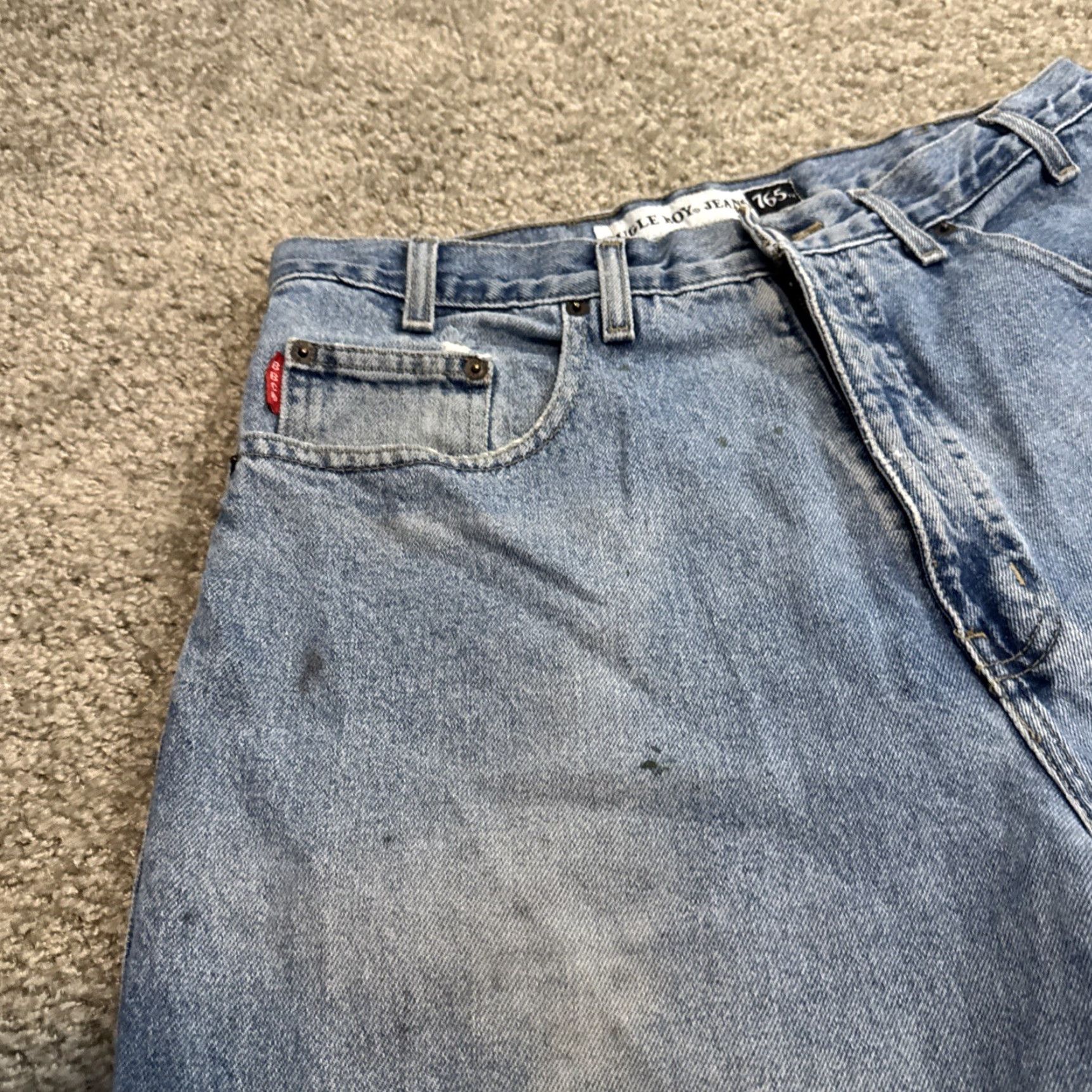 Bugle Boy VINTAGE Bugle Boy Denim Bermuda Shorts 32 Distressed Men 90s Blue Skater Cyper Grunge 765 Size US 32 / EU 48 - 7 Thumbnail