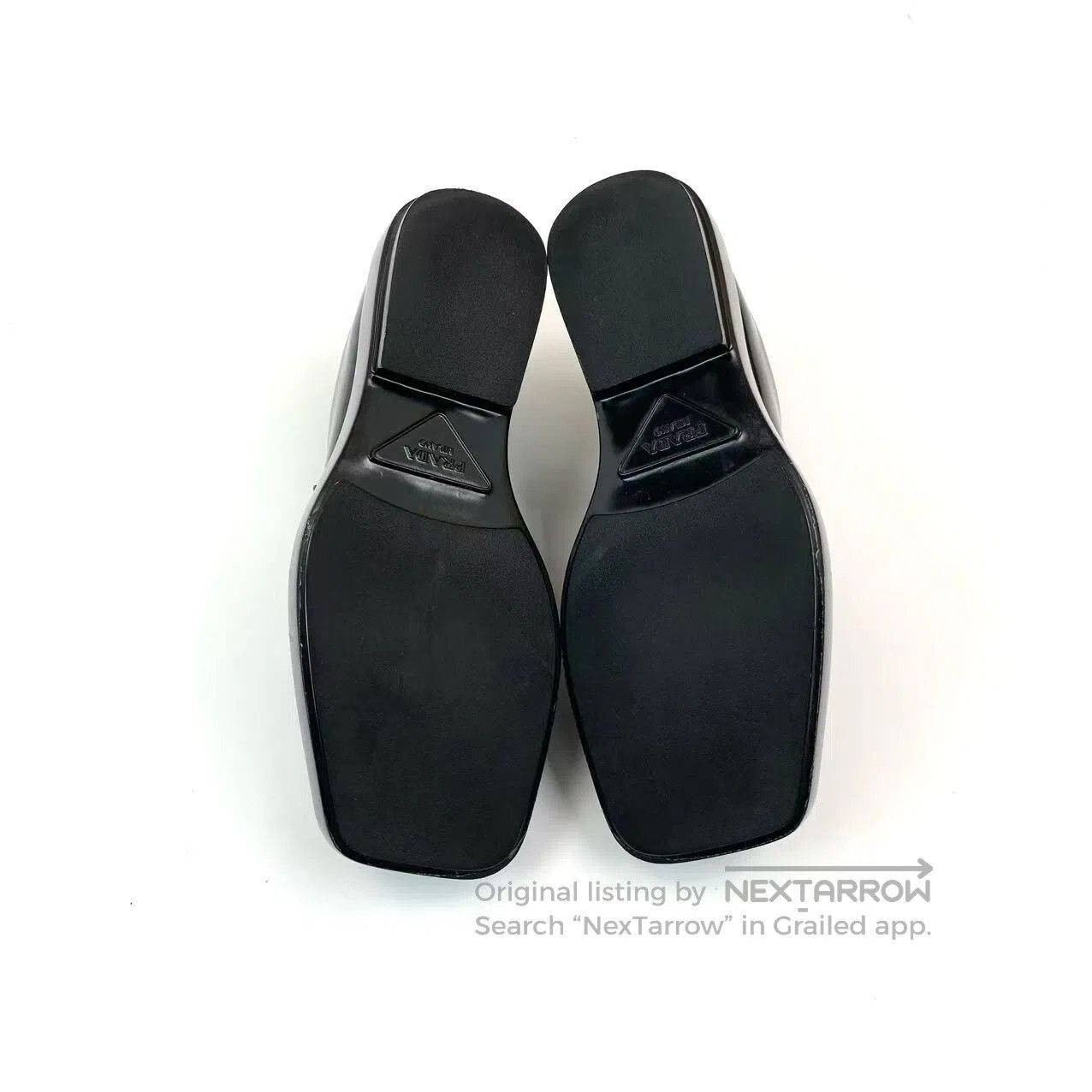 Prada Prada 24SS square-toed triangle Derby loafers| Size US 6.5 / IT 36.5 - 7 Thumbnail