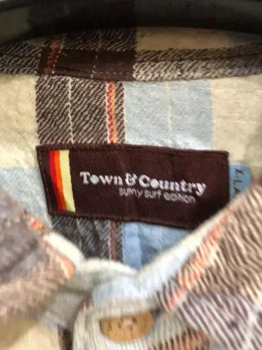Vintage Vintage Town & Country Plaid Tartan Flannel Shirt 👕 Size US XL / EU 56 / 4 - 3 Thumbnail