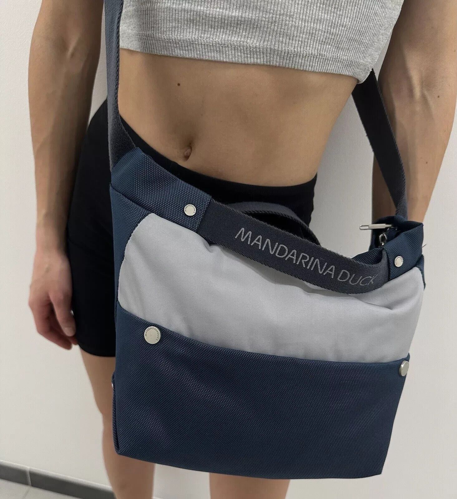 Mandarina Duck MANDARINA DUCK BAGS WOMENS BLUE CROSSBODY 37x26 cm Size ONE SIZE - 7 Thumbnail