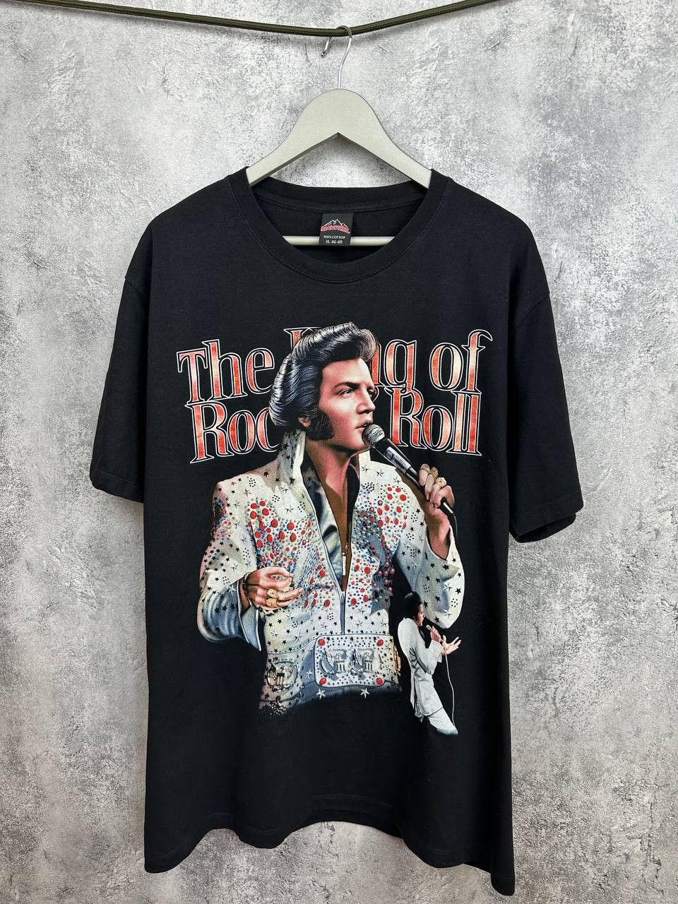 Vintage Rock Tees Elvis Presley "The King of Rock & Roll" T-Shirt Size US XL / EU 56 / 4 - 1 Thumbnail