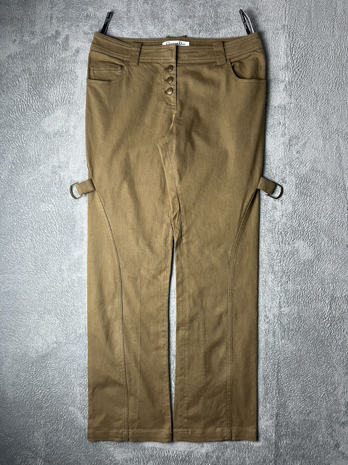 Dior Dior - John Galliano - Western Buckled Pants Size 28" / US 6 / IT 42 - 1 Thumbnail