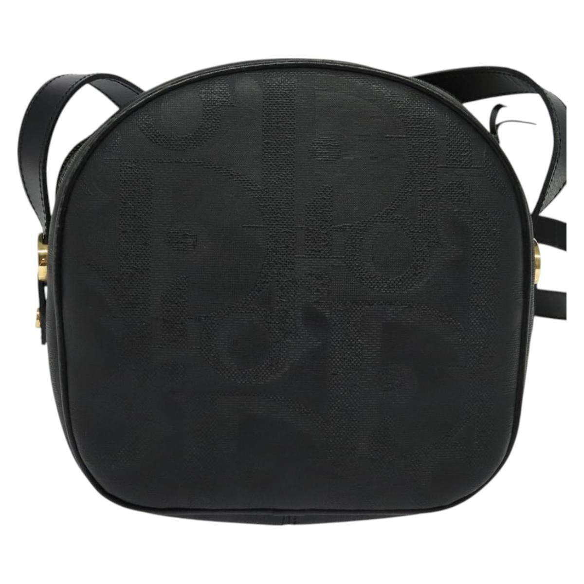 Dior DIOR Trotter Canvas Shoulder Bag Pvc Black Gold Size ONE SIZE - 3 Thumbnail