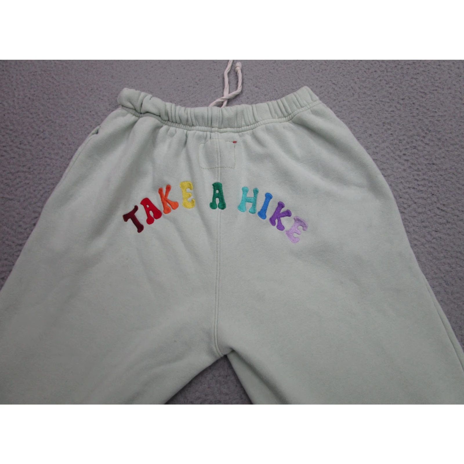 Vintage Cbonz Sweatpants Womens Medium Mint Green Fleece Take A Hike Embroidered Size 32" / US 10 / IT 46 - 2 Thumbnail