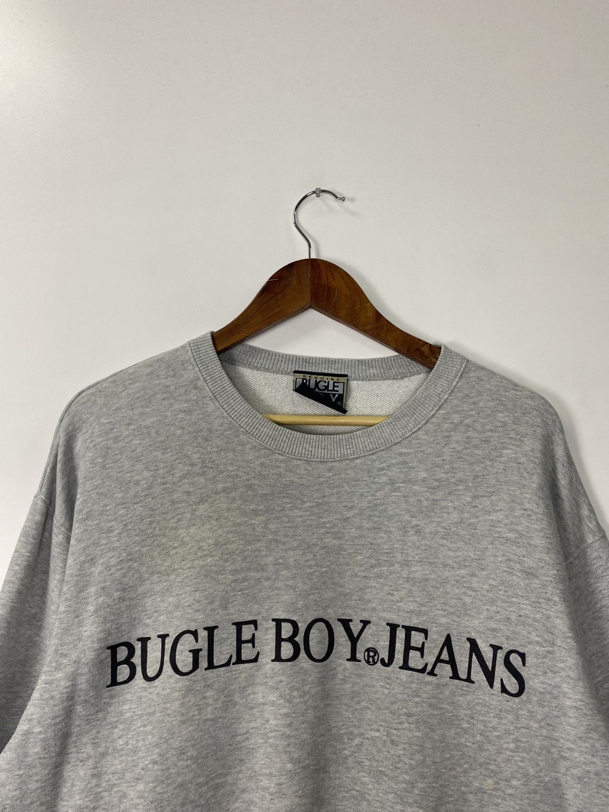 Bugle Boy × Vintage Vintage 90s Bugle Boy Jeans logo sweatshirt Size US M / EU 48-50 / 2 - 6 Thumbnail