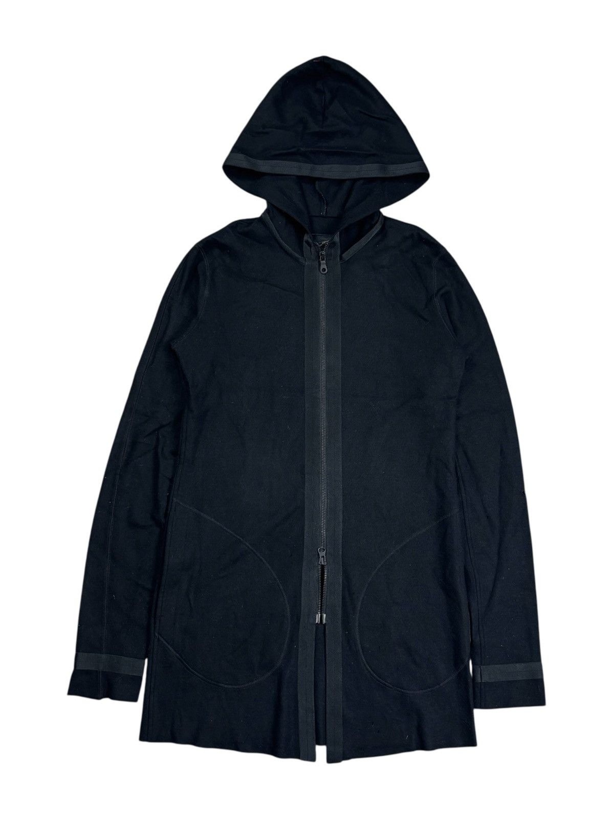 KMRii 2000s Kiryuyrik - Black Wool Zip-Up Hoodie Size US M / EU 48-50 / 2 - 1 Thumbnail