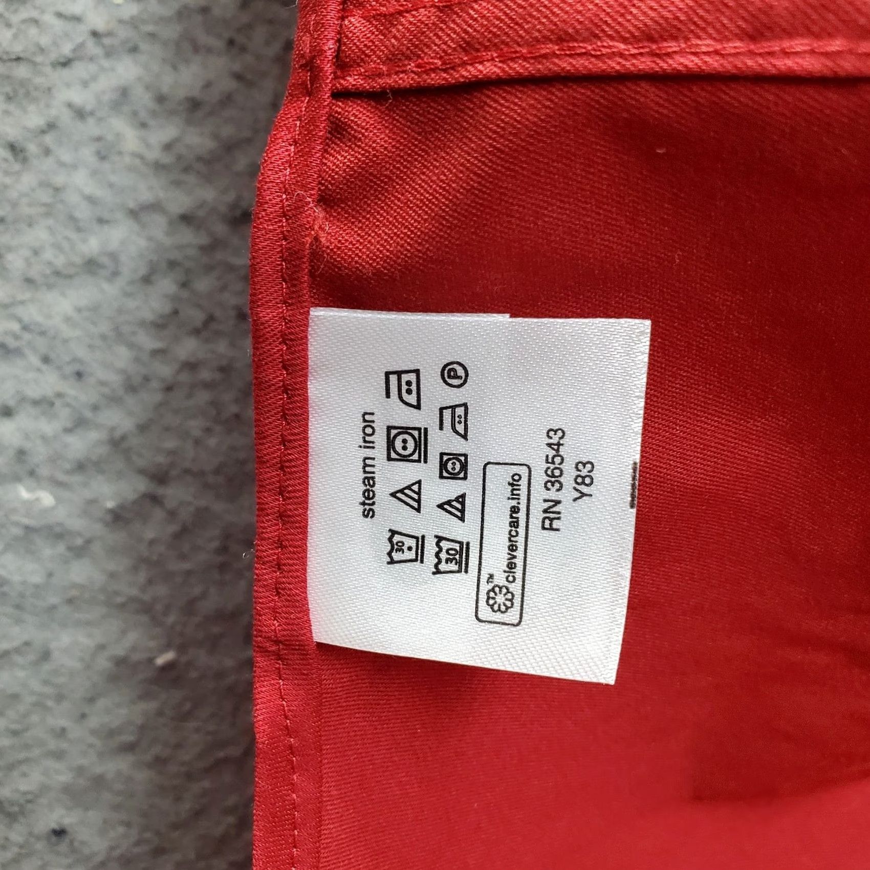 Van Heusen Van Heusen Dress Shirt Mens XL Red Satin Slim Fit Stretch Ultra Wrinkle Free Shirt Size 46R - 7 Thumbnail