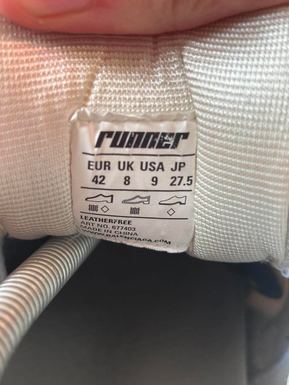 Balenciaga Balenciaga Runner 42 US 9 Size US 9 / EU 42 - 7 Thumbnail