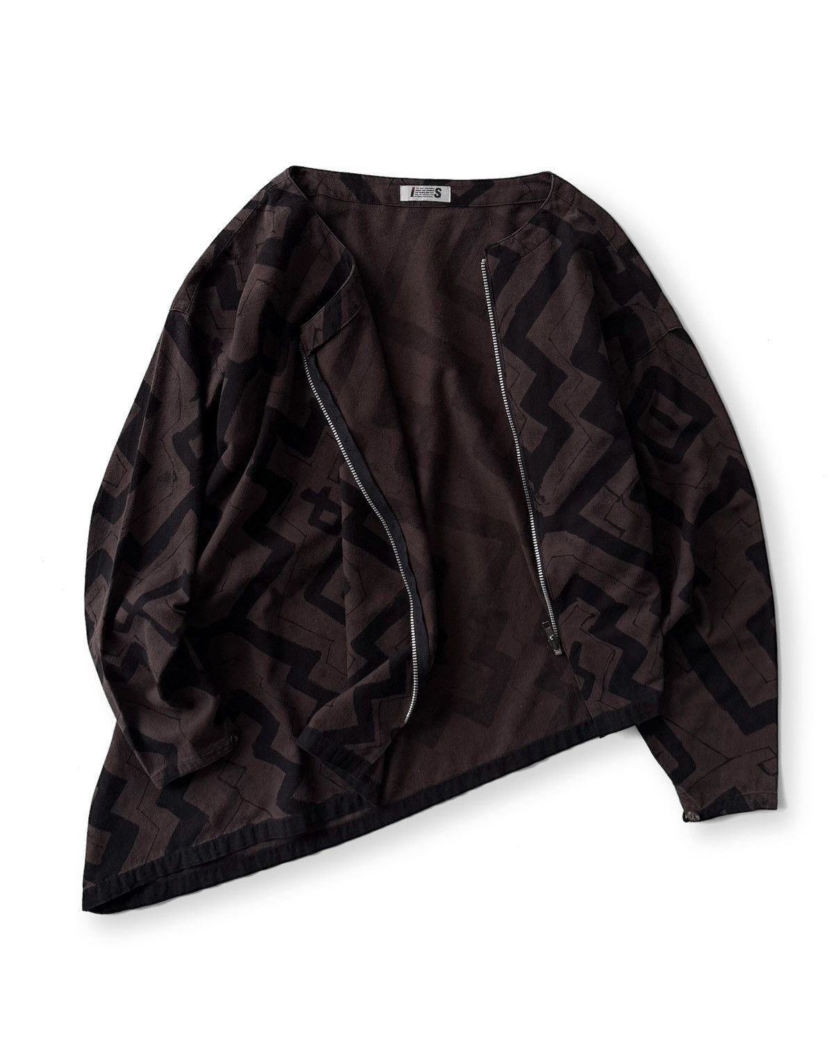 Issey Miyake IS ISSEY MIYAKE ASYMMETRIC ZIP JACKET SHIRT Size US M / EU 48-50 / 2 - 11 Thumbnail