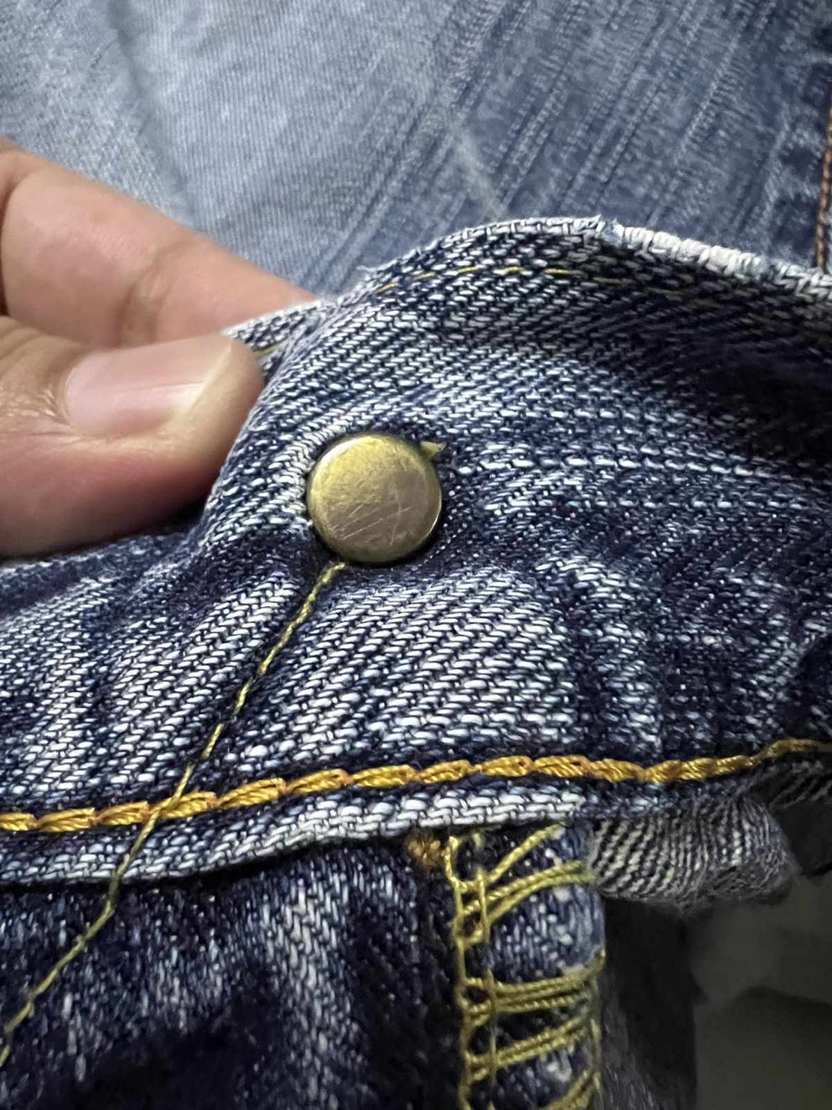 Edwin × If Six Was Nine × Japanese Brand 💥FLARE💥 VINTAGE EDWIN 505 DISTRESSED JEANS VERY RARE Size US 29 - 6 Thumbnail