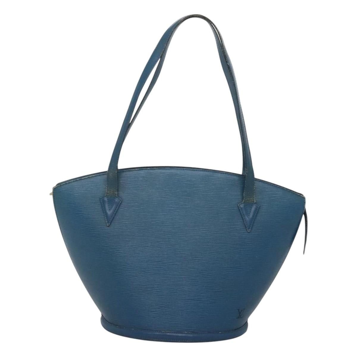 Louis Vuitton LOUIS VUITTON Epi Saint Jacques Shopping Shoulder Bag Blue Size ONE SIZE - 2 Thumbnail