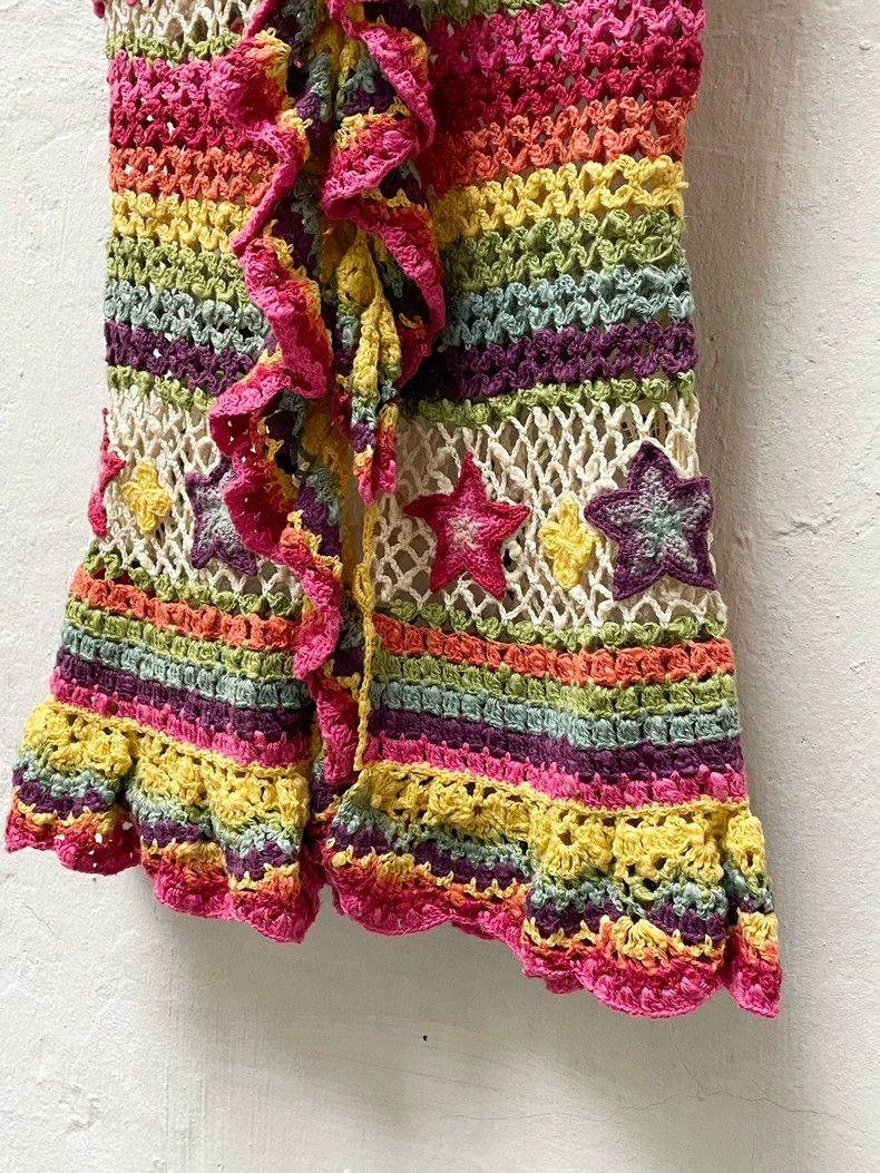 Hysteric Glamour Hysteric Glamour 90S Butterfly Star Mesh Knitted Vest 2504- Size ONE SIZE - 4 Thumbnail
