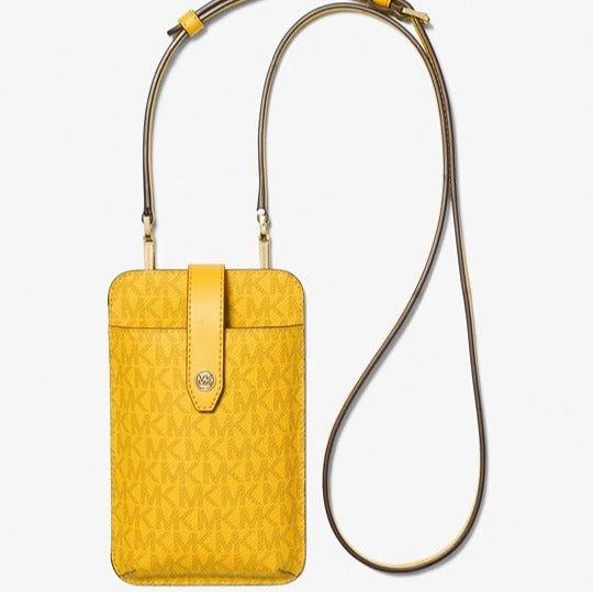 Michael Kors JST MK Logo Smart phone crossbody with Card Ho