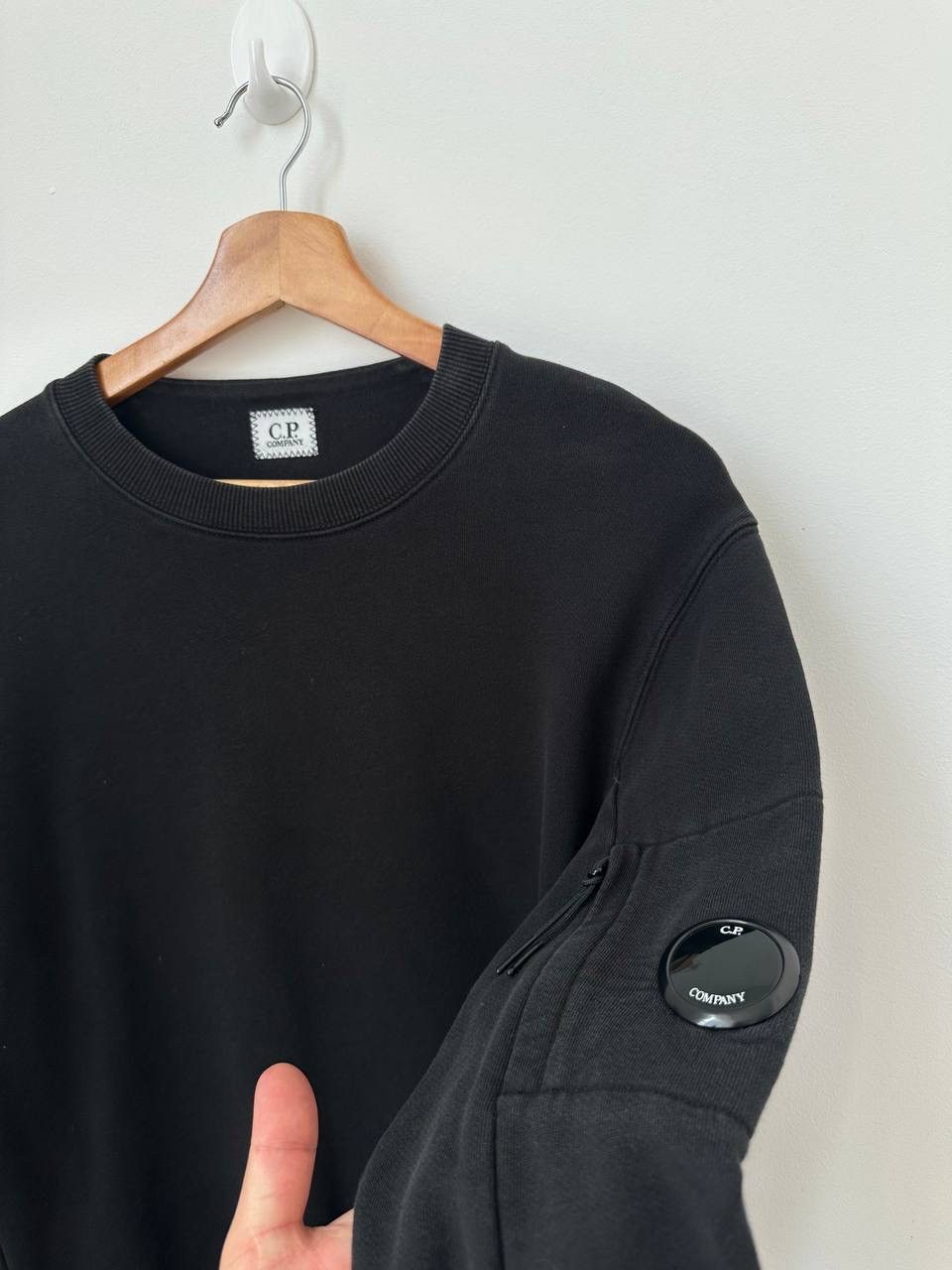 C.P. Company × Vintage Vintage CP.Company Black Diagonal Raised Sweatshirt Size US S / EU 44-46 / 1 - 4 Thumbnail