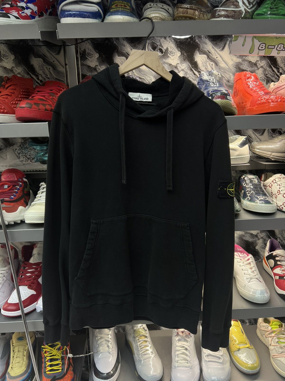 Stone Island Stone Island Black Patch Hoodie Size US M / EU 48-50 / 2 - 1 Thumbnail