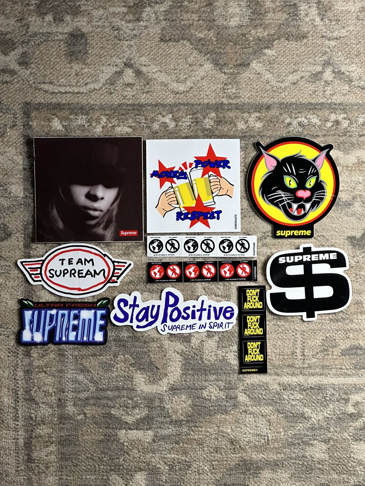 Supreme 10x Supreme Stickers Lot Size ONE SIZE - 1 Thumbnail