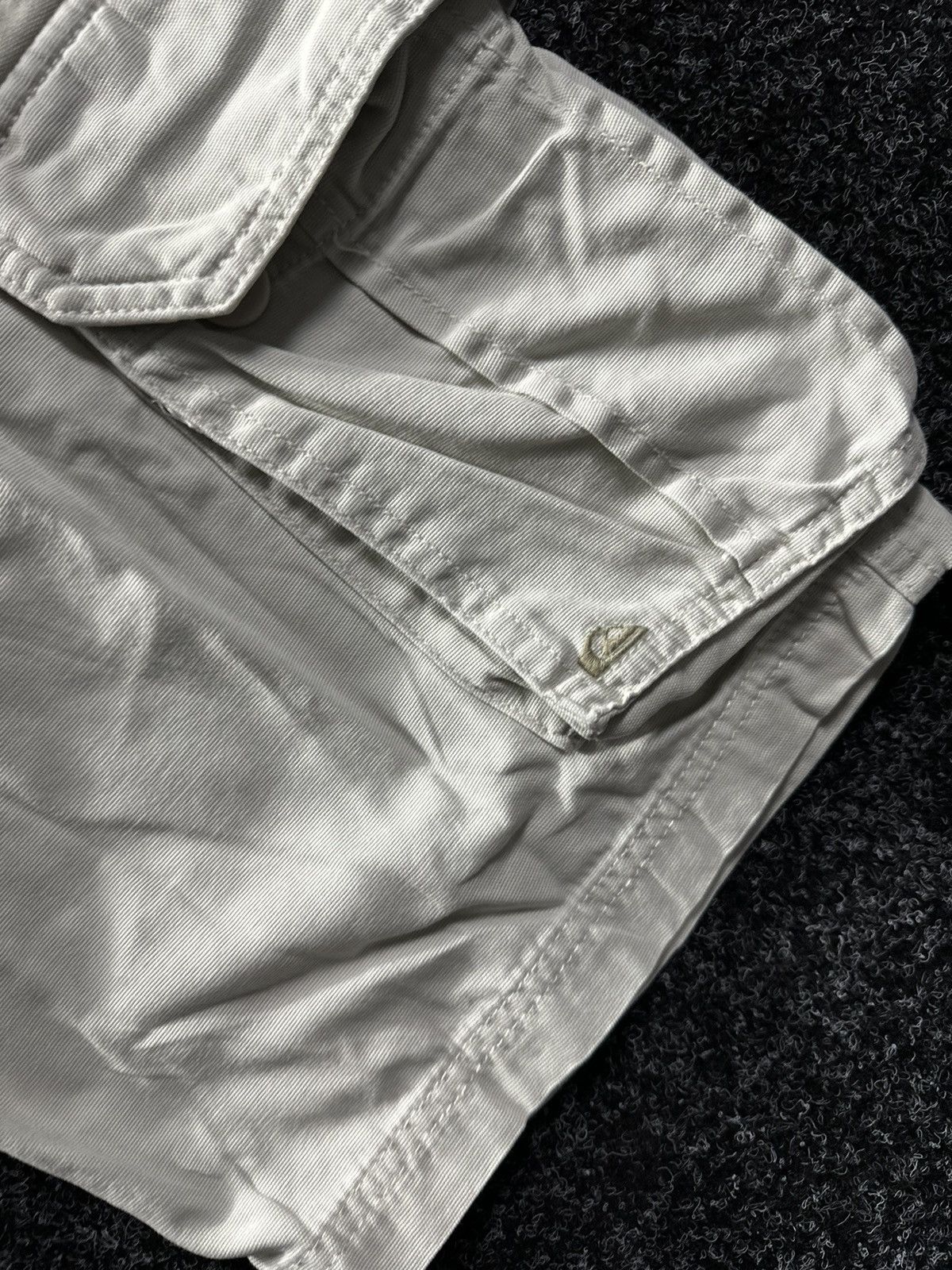 Quiksilver × Vintage 🚨Vintage Quicksilver CARGO BEIGE Japanese Surf style Shorts Size US 32 / EU 48 - 4 Thumbnail