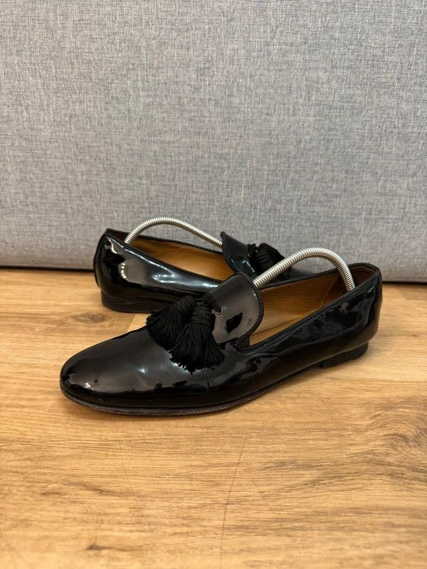 Other Superglamourous Patent Leather Loafers Tassels Italy 42 Size US 9 / EU 42 - 1 Thumbnail
