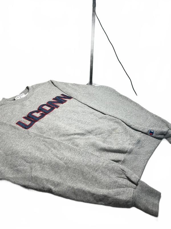 Champion UConn Champion Sweatshirt - Grey with Logo Size US XS / EU 42 / 0 - 5 Thumbnail