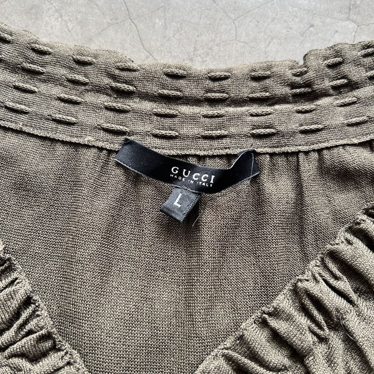 Gucci 90’s Gucci - Tom Ford - Silk Sheer Long Sleeve Size L / US 10 / IT 46 - 9 Thumbnail