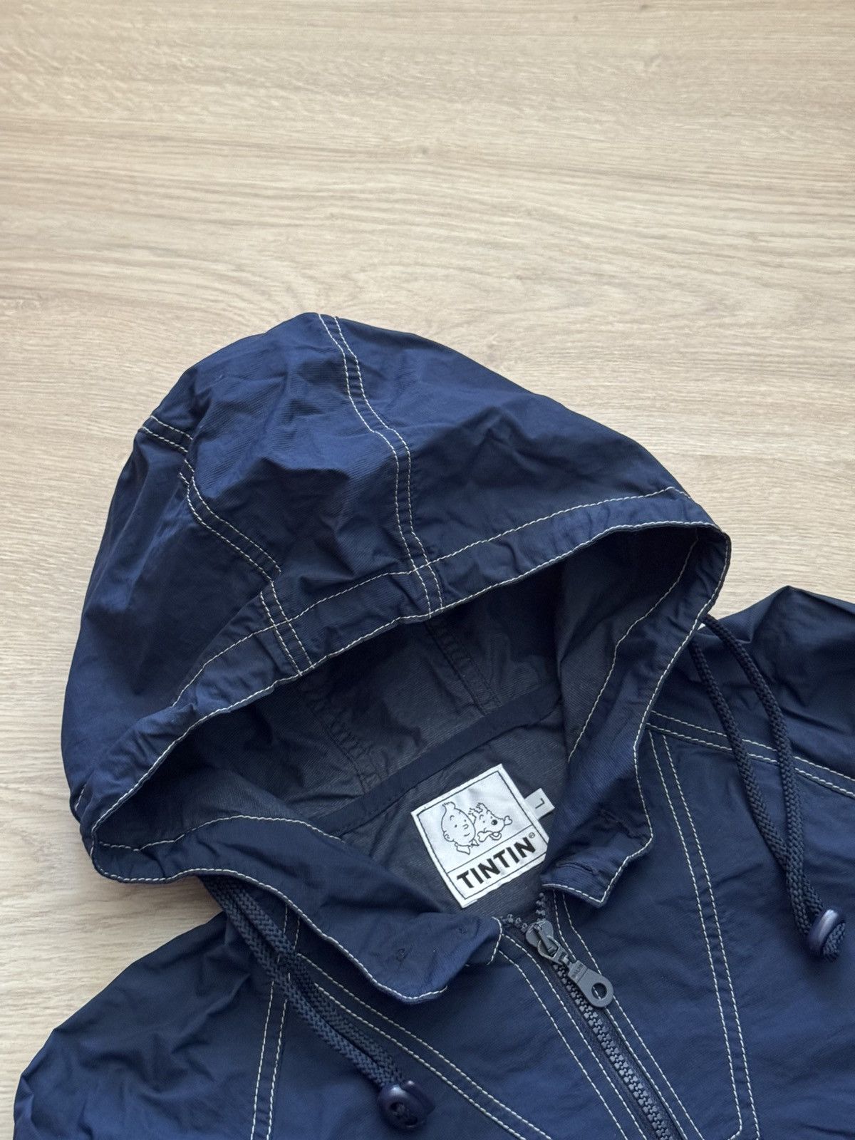 Cartoon Network Vintage 00’s Tin Tin Cartoon Network Nylon Navy Jacket Size US L / EU 52-54 / 3 - 6 Thumbnail