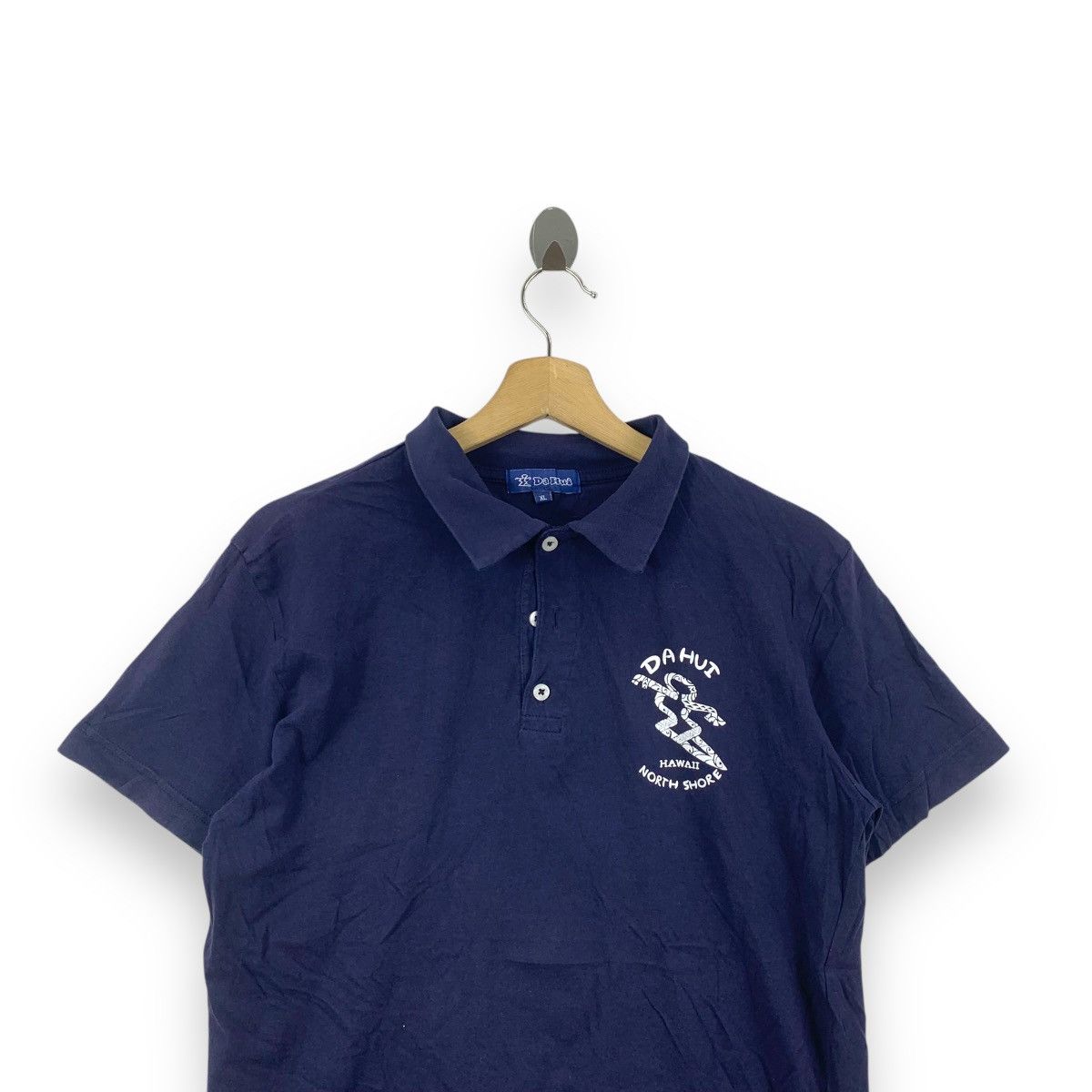 Vintage Vintage DAHUI HAWAII SURF North Shore Beach Polo Tee Shirt Size US XL / EU 56 / 4 - 4 Thumbnail