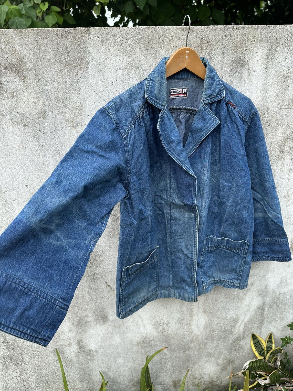 Edwin Edwin shawl denim jacket inspired 50s Size US L / EU 52-54 / 3 - 4 Thumbnail