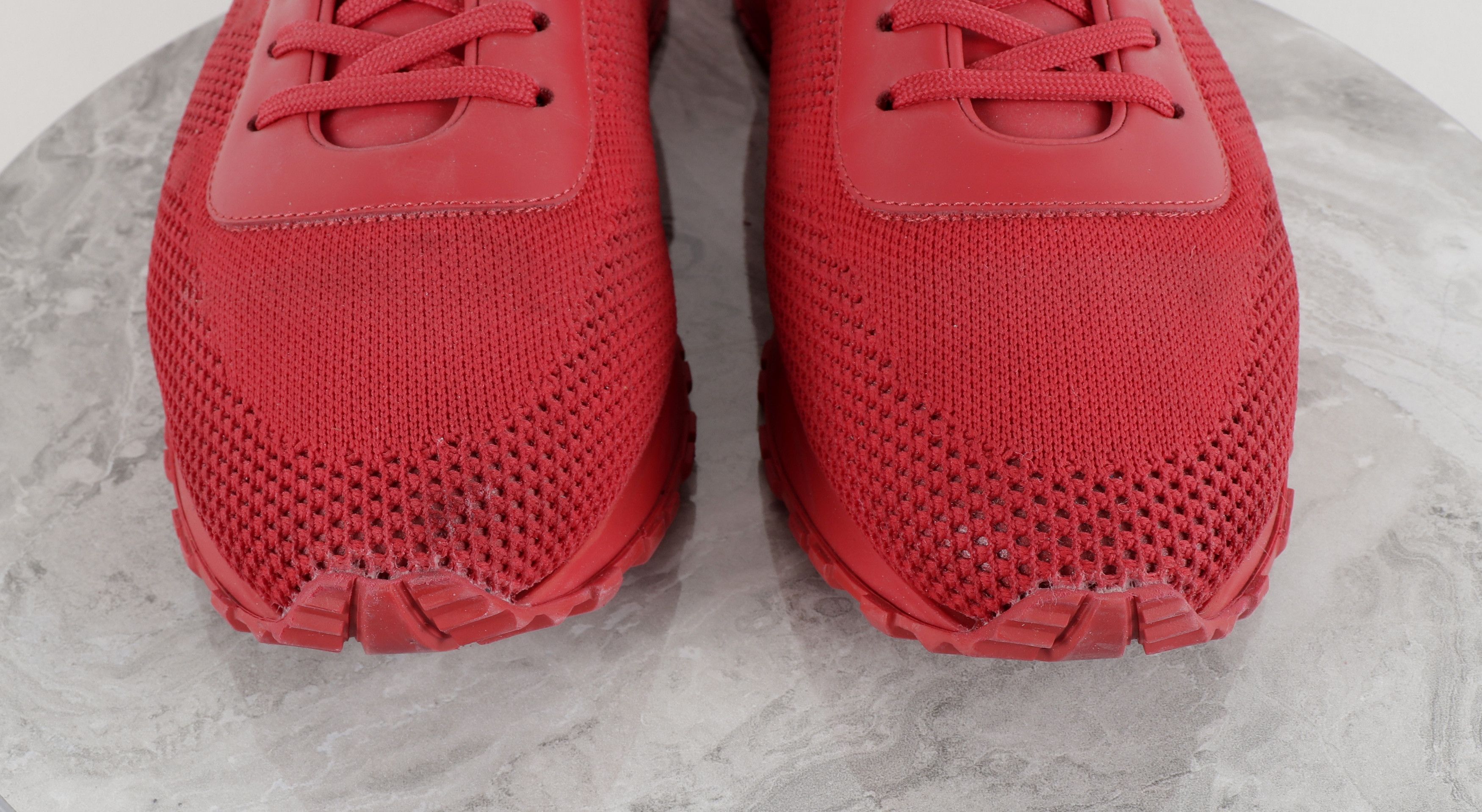 Louis Vuitton Louis Vuitton Run Away Damier Red Mesh Sneakers Size US 10 / EU 43 - 8 Thumbnail