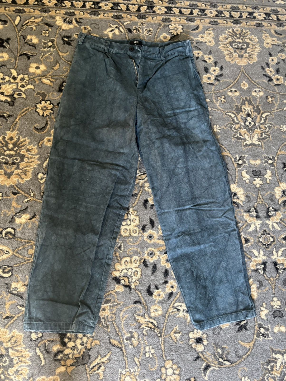 Stussy Washed Stussy Pants Size US 32 / EU 48 - 1 Thumbnail