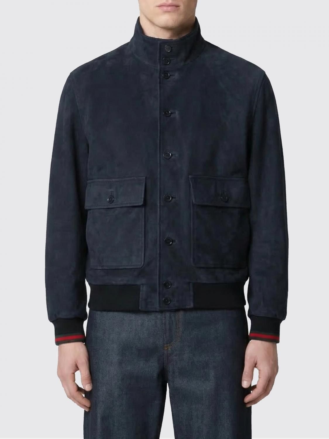Gucci Gucci Jacket Men Navy Size US XL / EU 56 / 4 - 1 Thumbnail