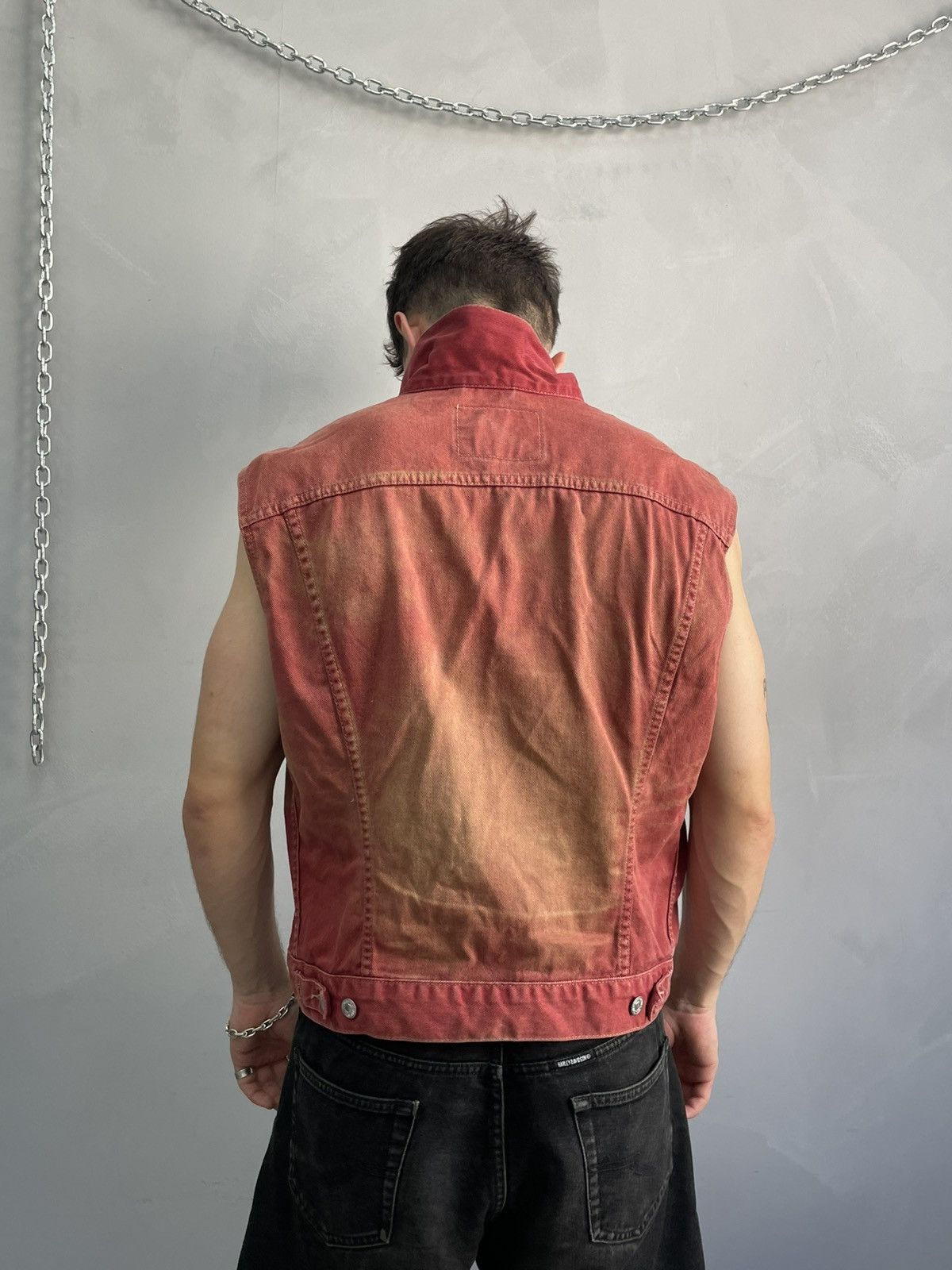 Levi's Rare 90s Levis white tab trucker jacket jacket type 1 Size US M / EU 48-50 / 2 - 8 Thumbnail