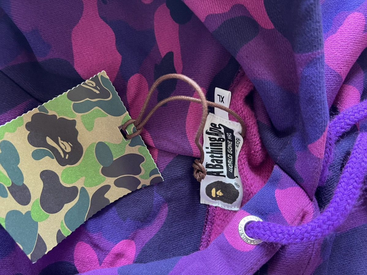 Bape Bape laker color hoodie Size US XL / EU 56 / 4 - 3 Thumbnail