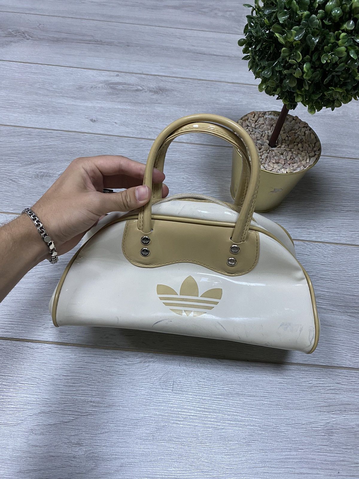 Vintage Adidas 80s vintage bowling small handle bag Size ONE SIZE - 3 Thumbnail