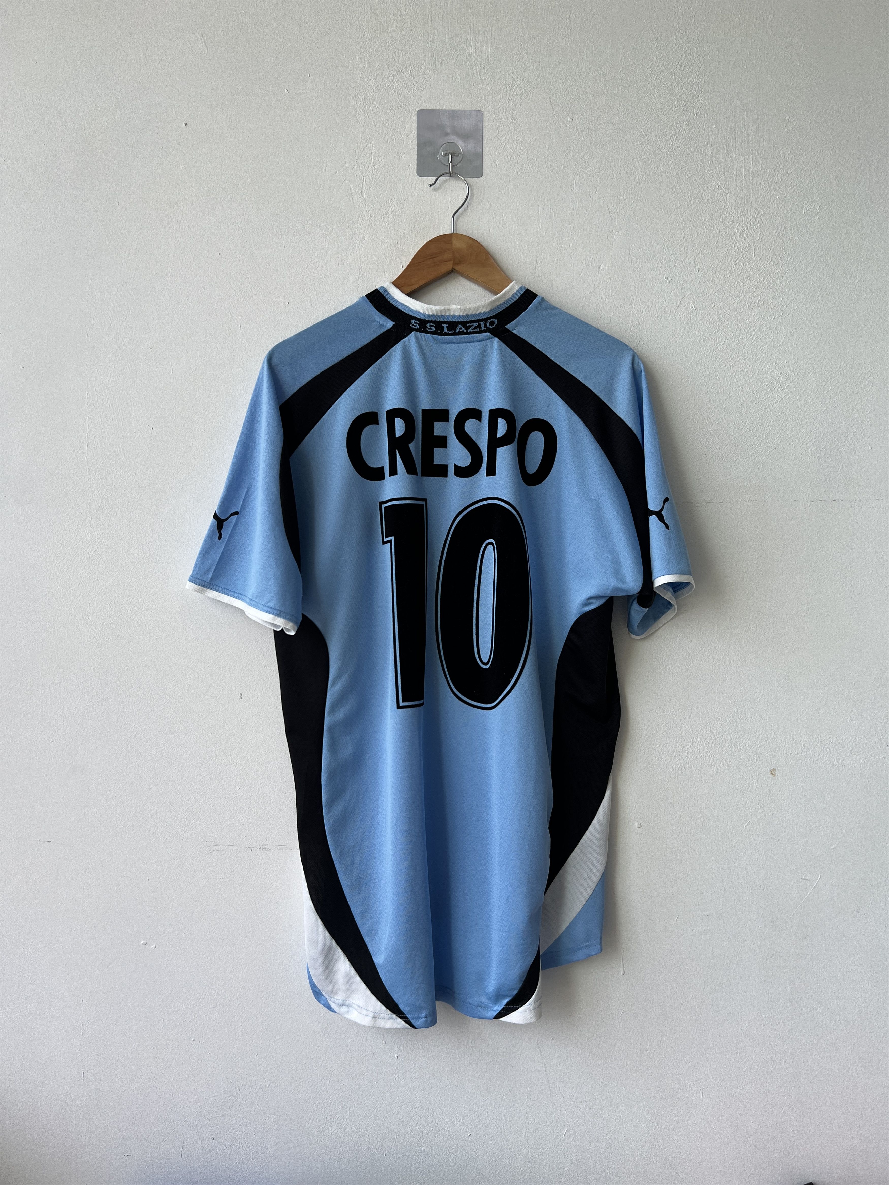 Puma (L) Lazio 2000-01 Home Kit Crespo #10 Size US L / EU 52-54 / 3 - 1 Thumbnail