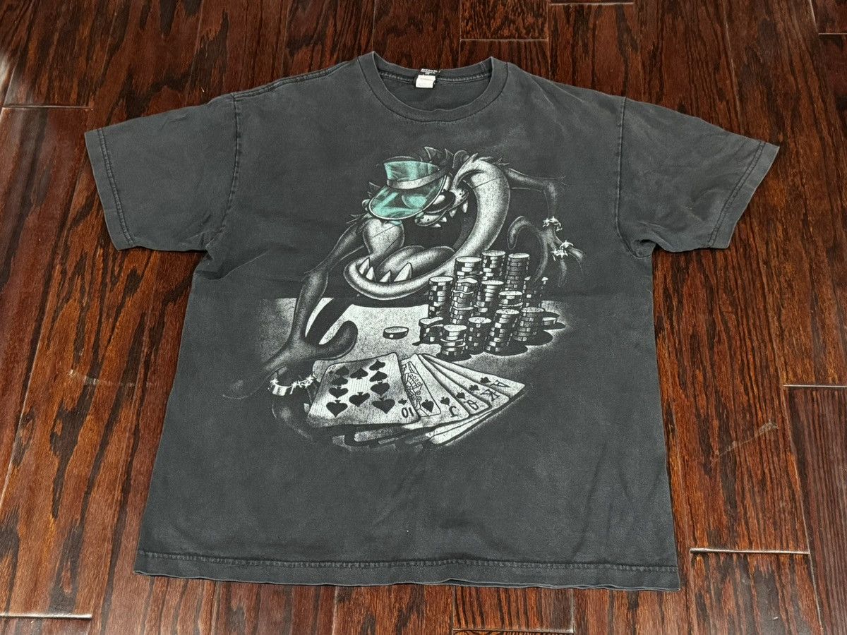 Other Y2K Looney Tunes Taz Poker Casino tee Size US L / EU 52-54 / 3 - 1 Thumbnail