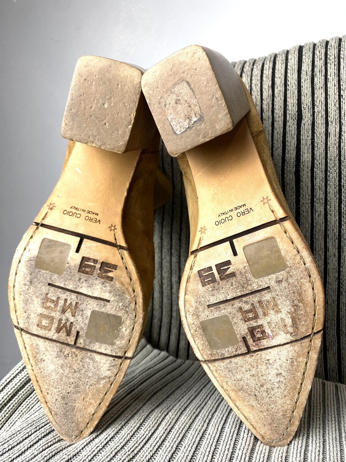 Cowboy Equipment Rare! Vintage Moma Suede Boots Cowboy Avant Garde Size US 7 / IT 37 - 9 Thumbnail