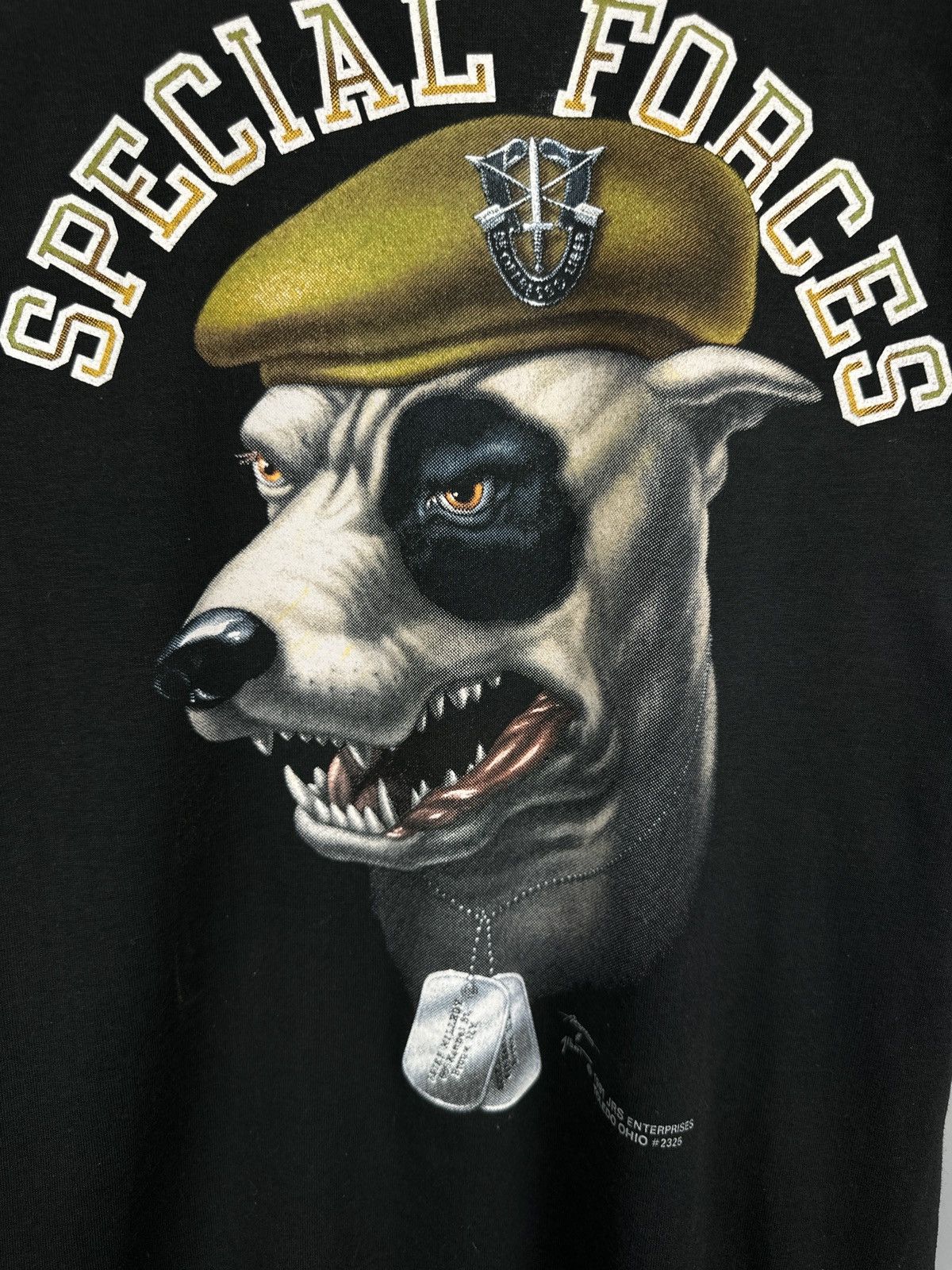 Vintage 1991 Vintage US Special Forces Graphic T Shirt 90s Size US M / EU 48-50 / 2 - 5 Thumbnail
