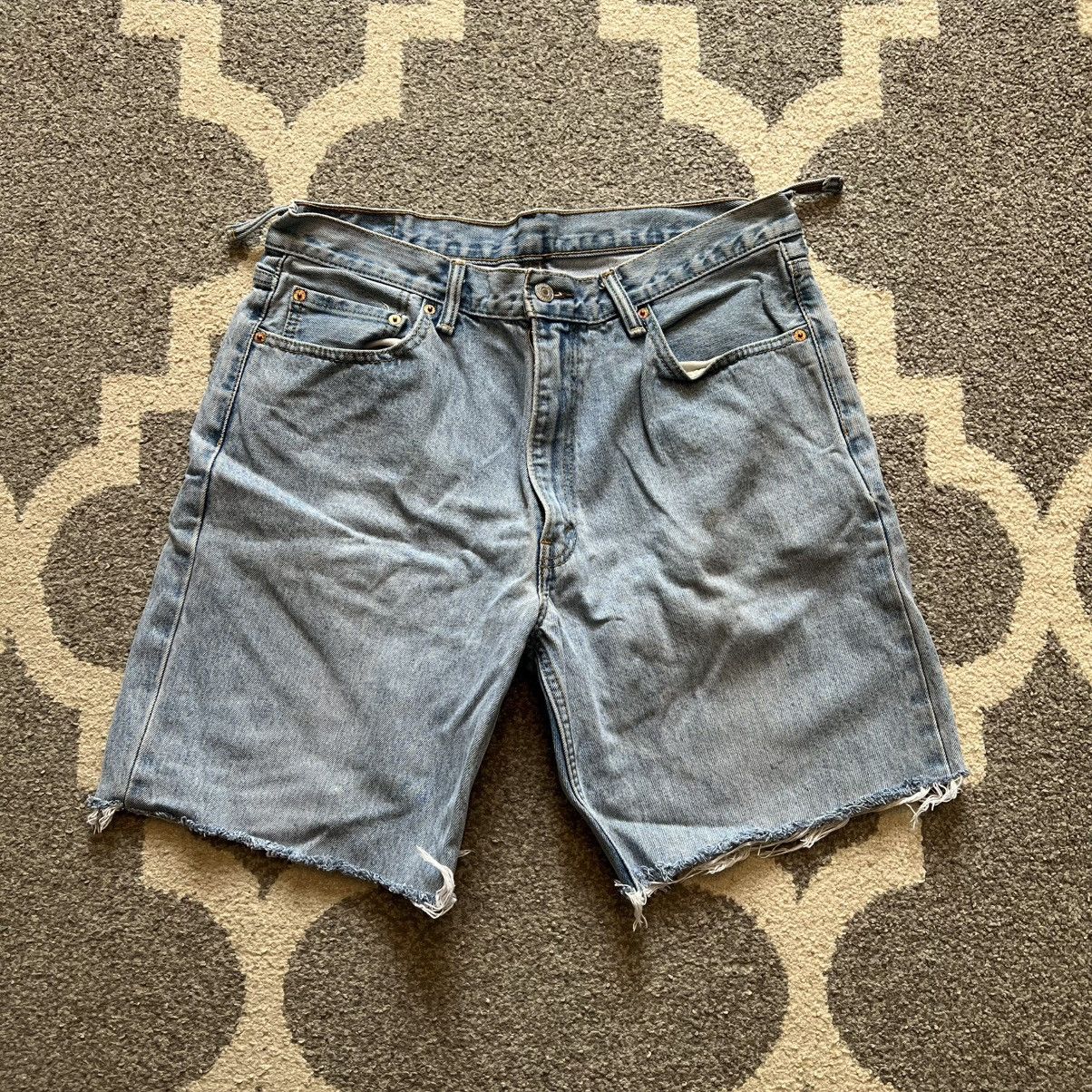 Levi's × Vintage levi’s 550 cut denim shorts Size US 34 / EU 50 - 1 Thumbnail