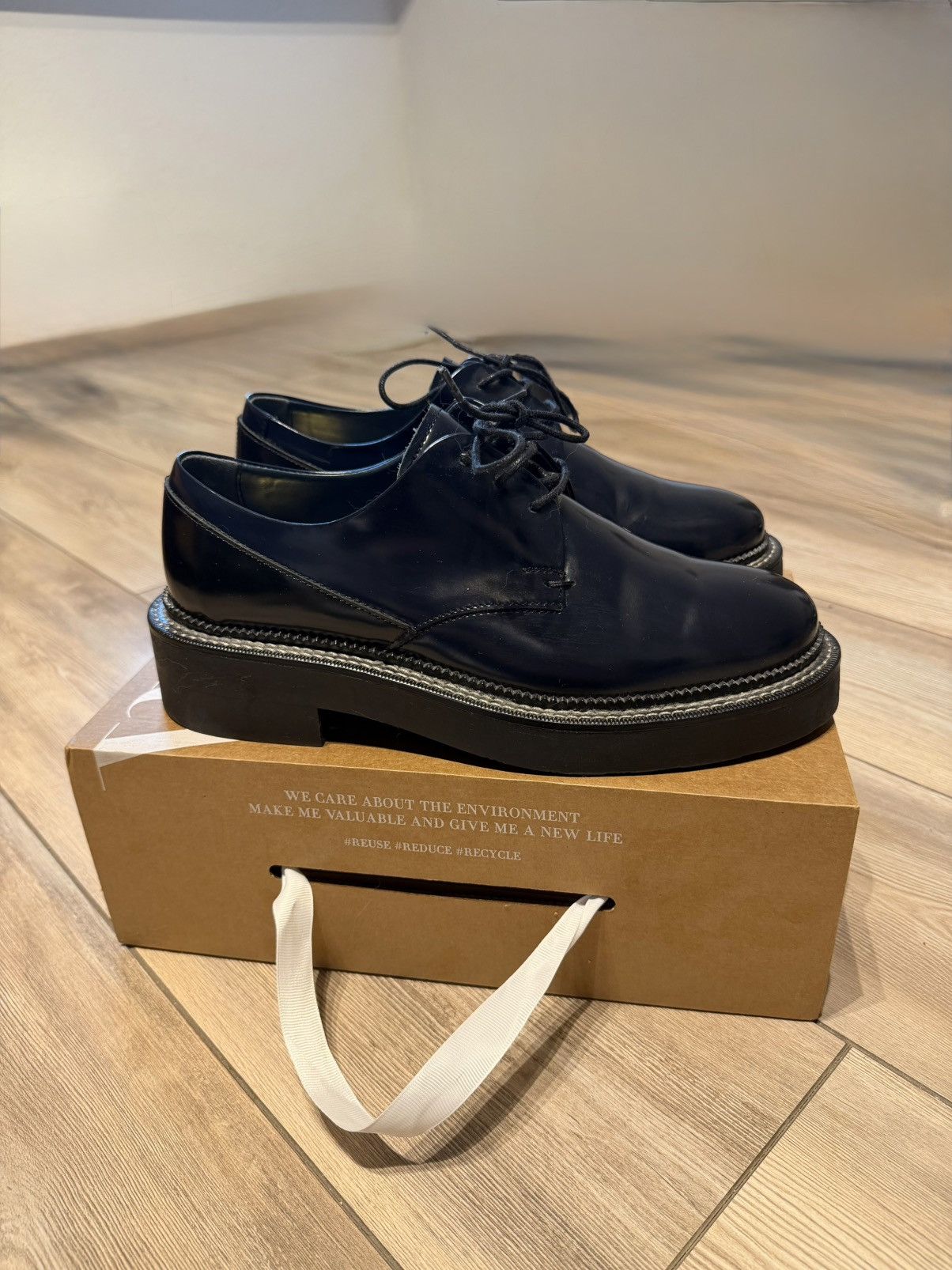 Zara Zara Leather Shoes Size US 9 / EU 42 - 1 Thumbnail
