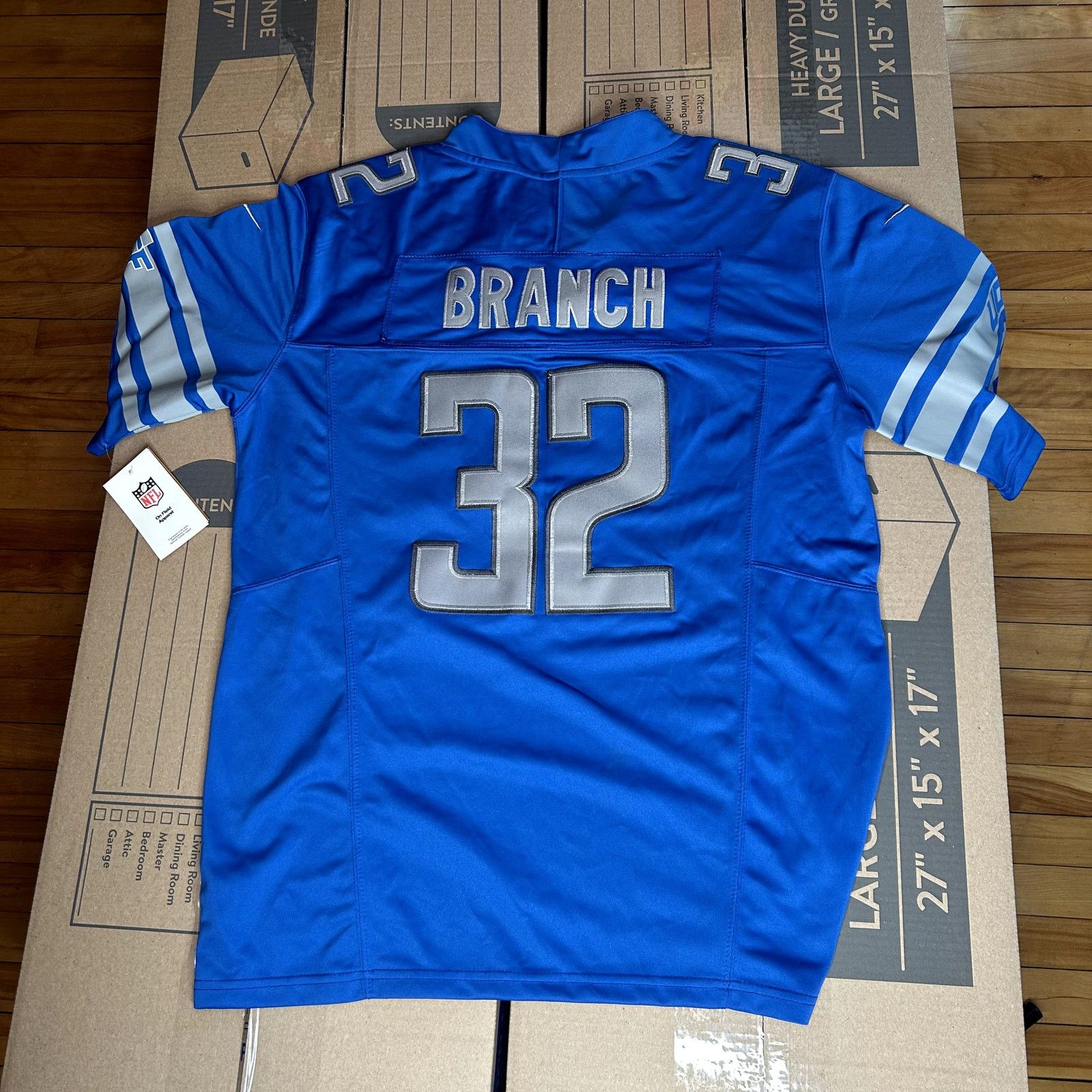 Nike Detroit Lions Brian Branch Jersey NWT Small Size US S / EU 44-46 / 1 - 1 Thumbnail