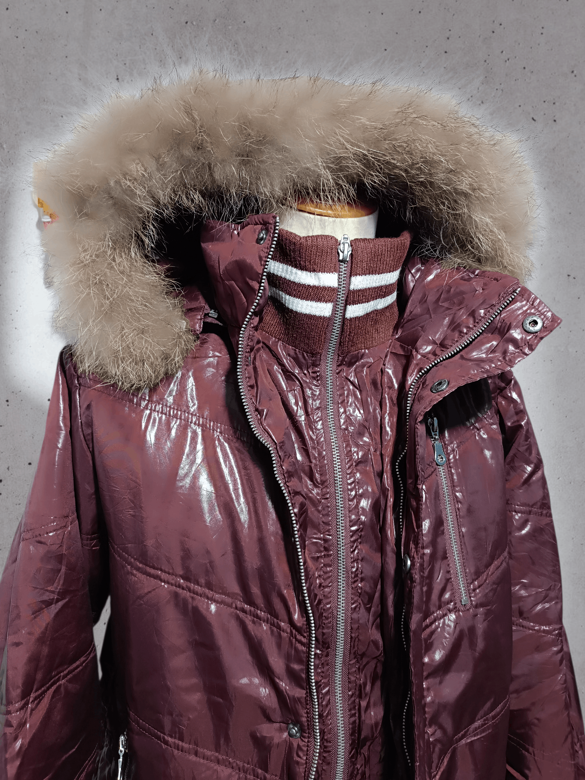 Japanese Brand Double Layer Fur Puffer Down Jacket If Six Was Nine Style Size US L / EU 52-54 / 3 - 4 Thumbnail