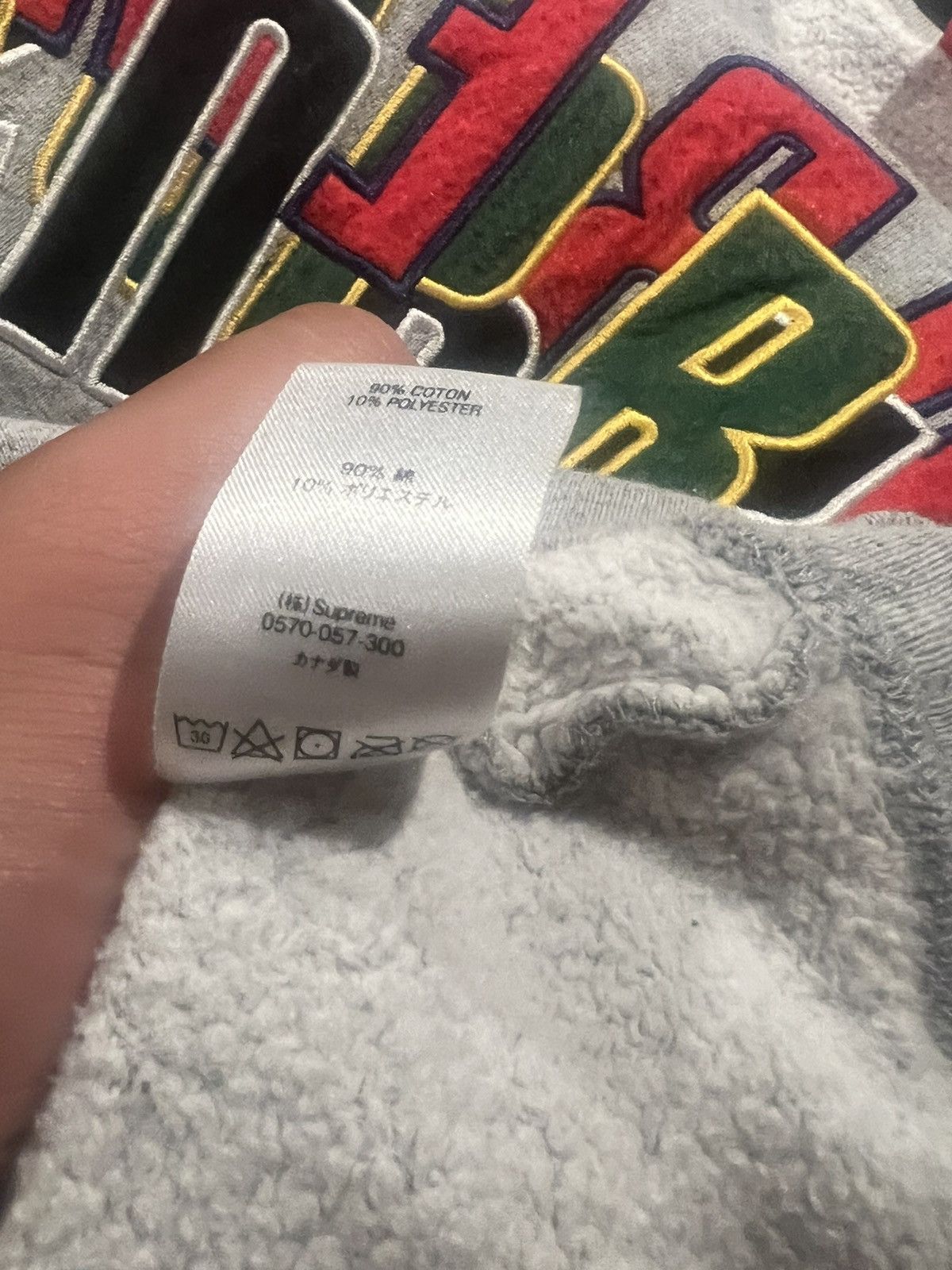Supreme Supreme Stacked embroidered crewneck (Large) Size US L / EU 52-54 / 3 - 4 Thumbnail