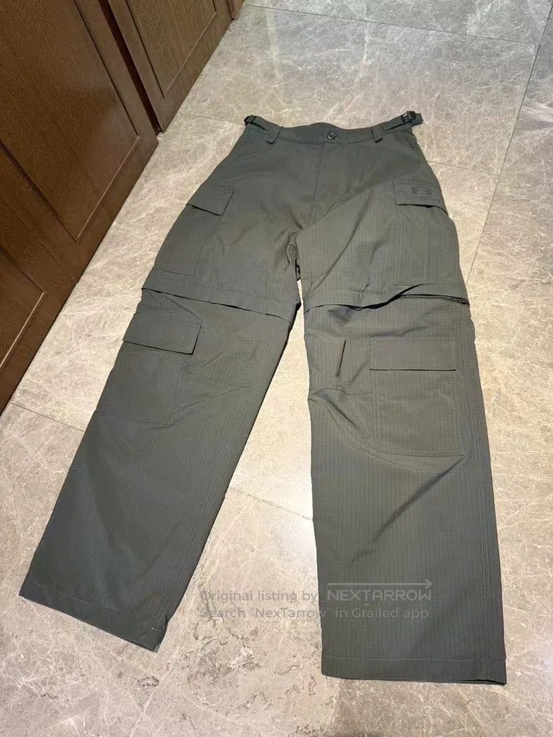 Balenciaga Balenciaga Cargo Work Pants XXS Green New. Size US 26 / EU 42 - 2 Thumbnail