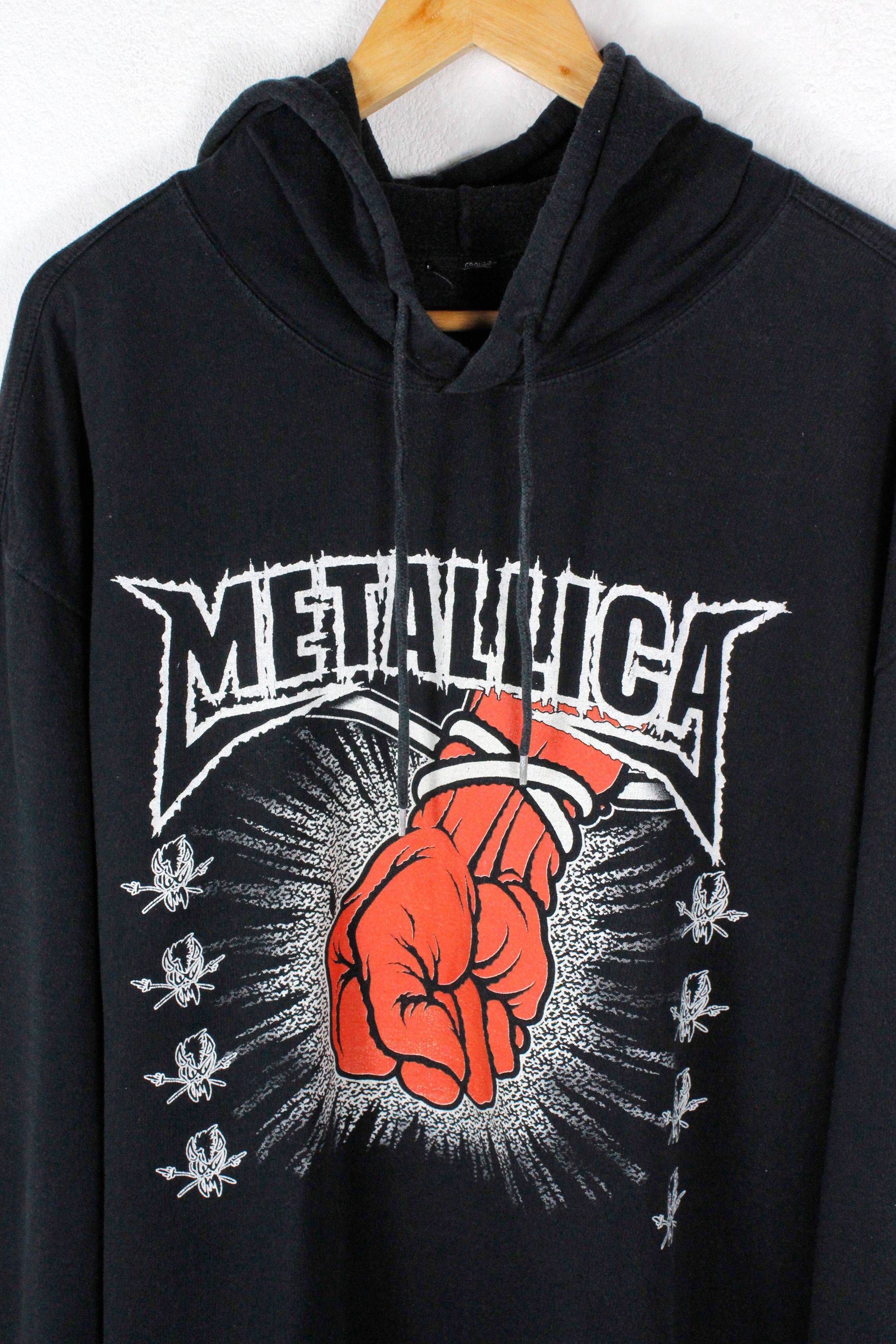 Band Tees × Metallica × Vintage Vintage Metallica St.Anger Reversible Graphic Print Hoodie Size US L / EU 52-54 / 3 - 2 Thumbnail