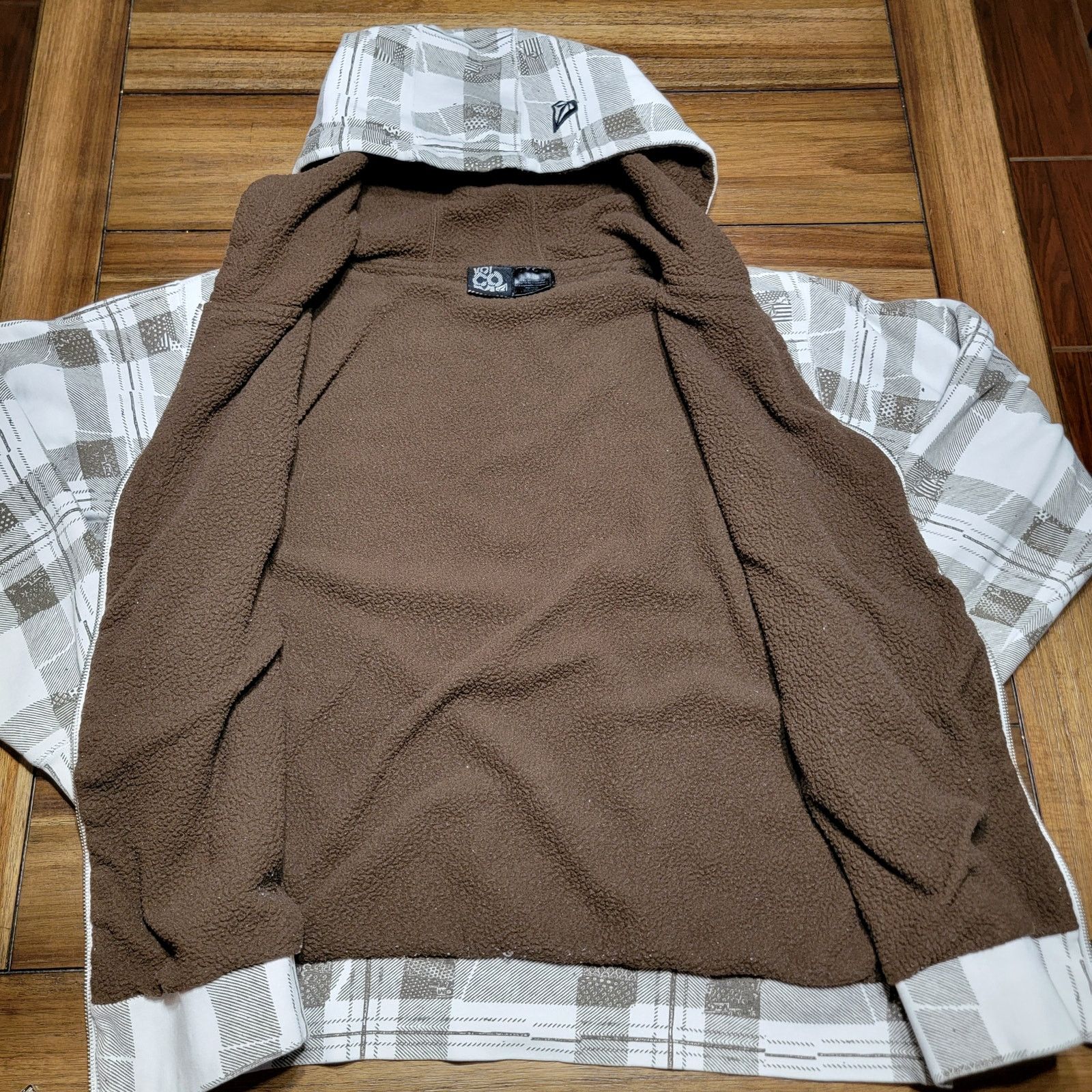Volcom Volcom Full Zip Plaid Hooded Unisex Heavyweight Jacket Small Size US S / EU 44-46 / 1 - 5 Thumbnail