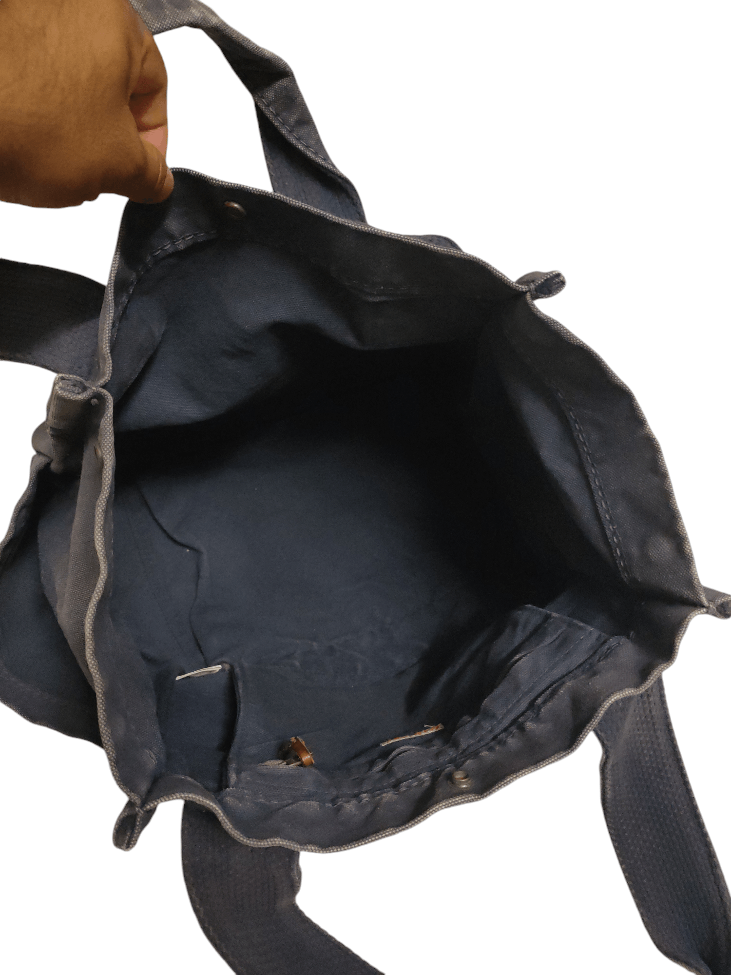 Kapital KAPITAL CANVAS TOTE BAG BLUE DISTRESSED Size ONE SIZE - 6 Thumbnail