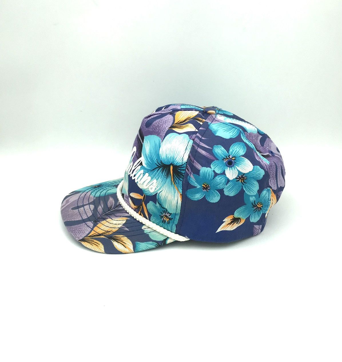 Vintage Vintage snapback Hawaiian hat floral classic new orleans Size ONE SIZE - 4 Thumbnail